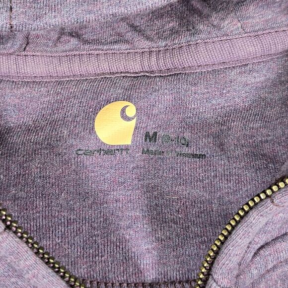 Carhartt Women's Size Medium Clarksburg Full-zip Embroidered Graphic Hoodie - Picture 2 of 11